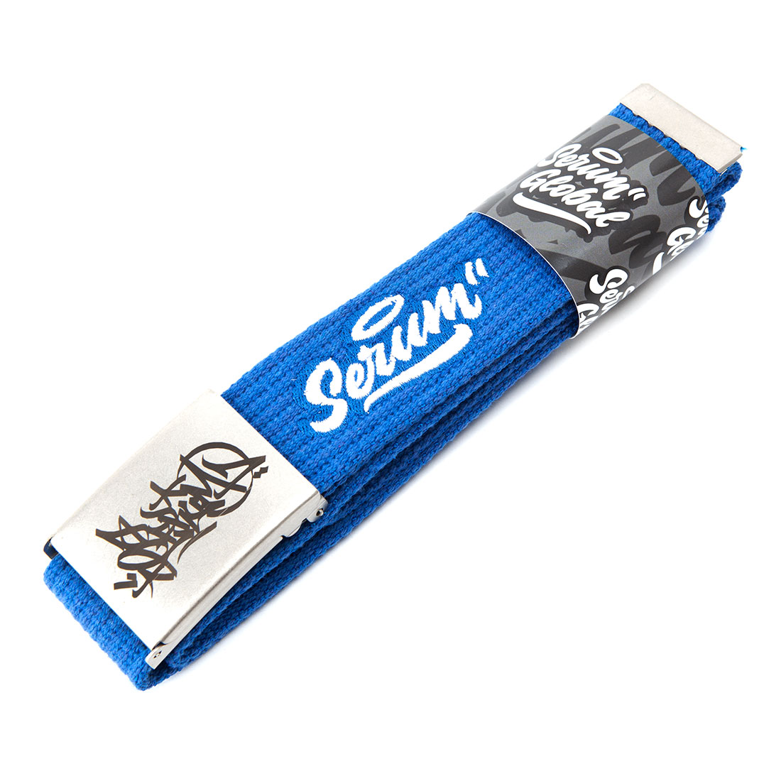 IMG_5175 Pasek Serum - niebieski/biały